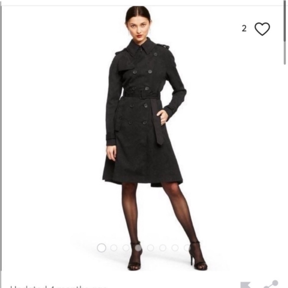 Altuzarra for target black trench coat in great condition